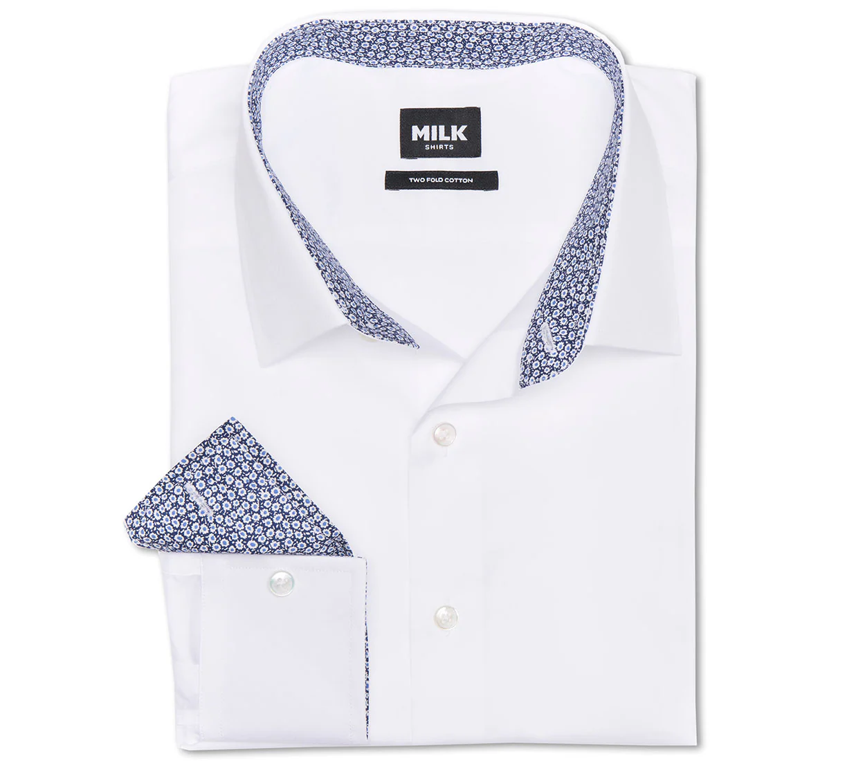 Bagio Soft White Twill with Contrast Shirt - Image 8