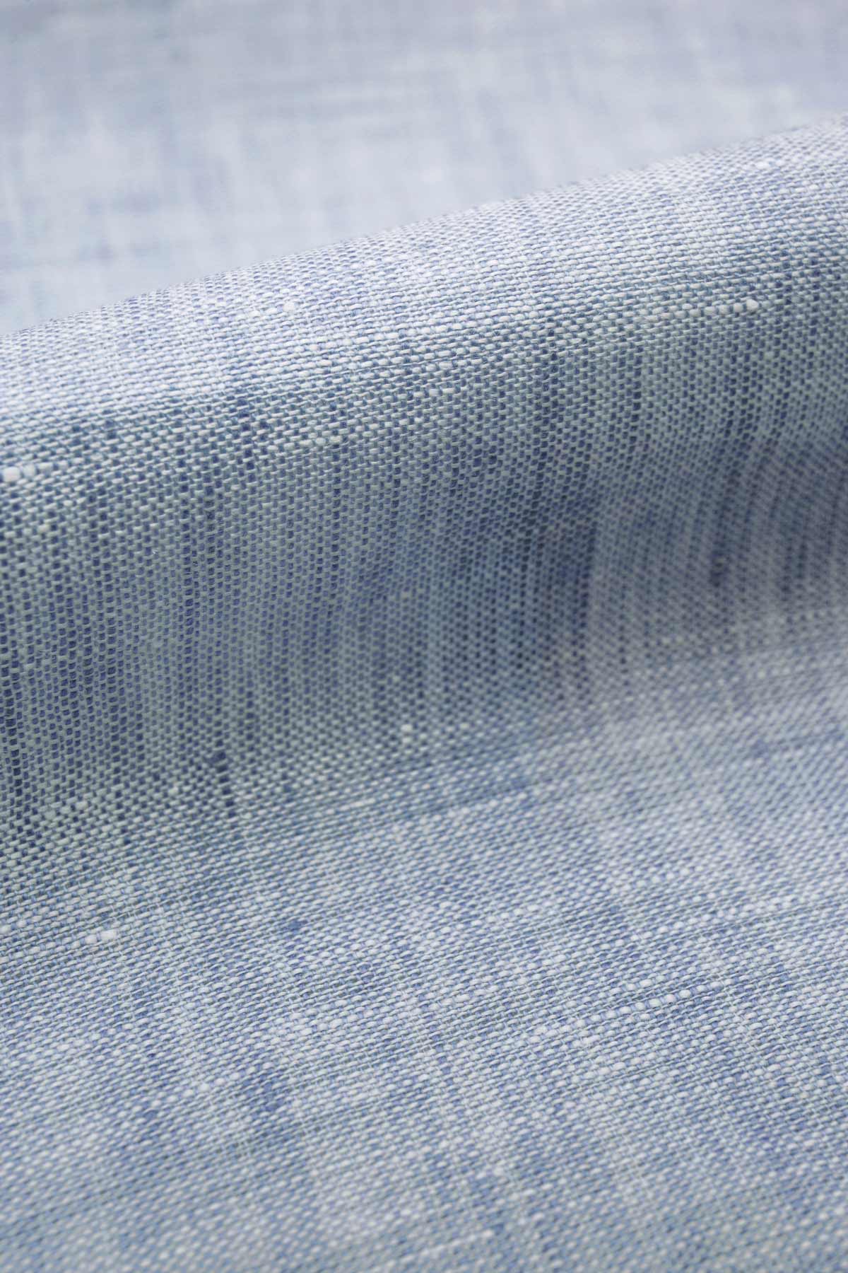 Portofino Light Blue Linen Shirt - Image 7